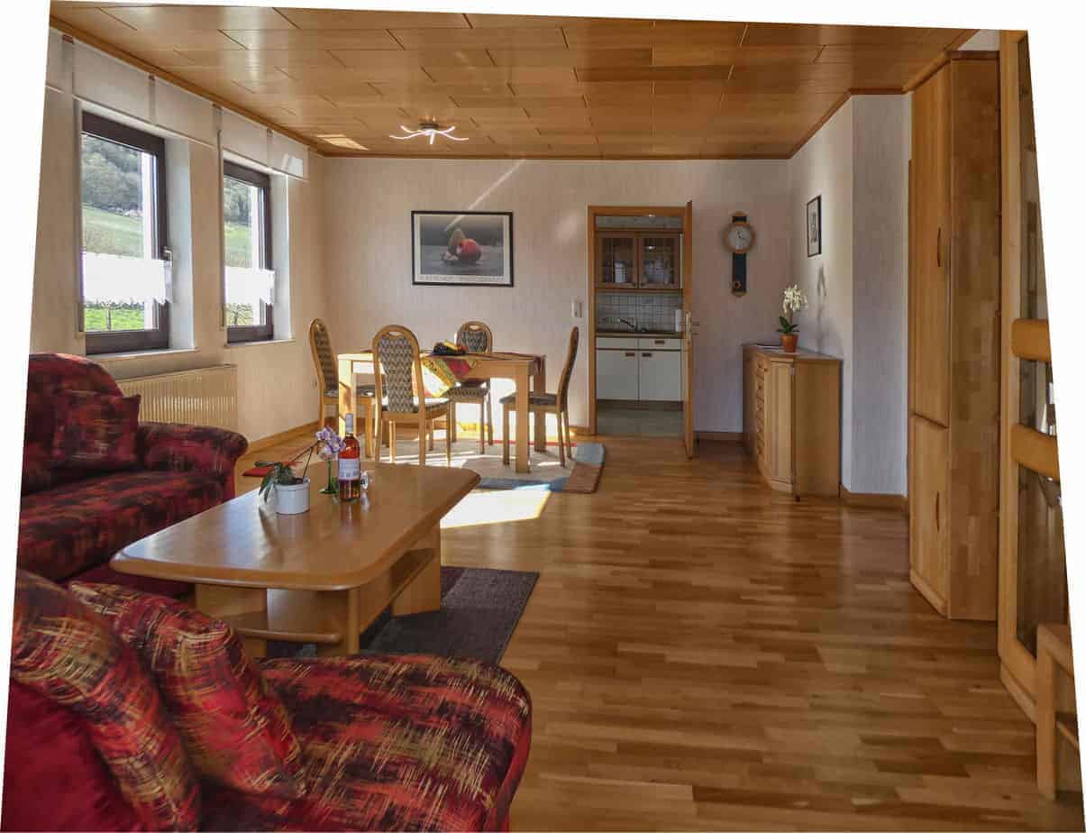 FeWo 82m² E1 Ess- und Wohnbereich