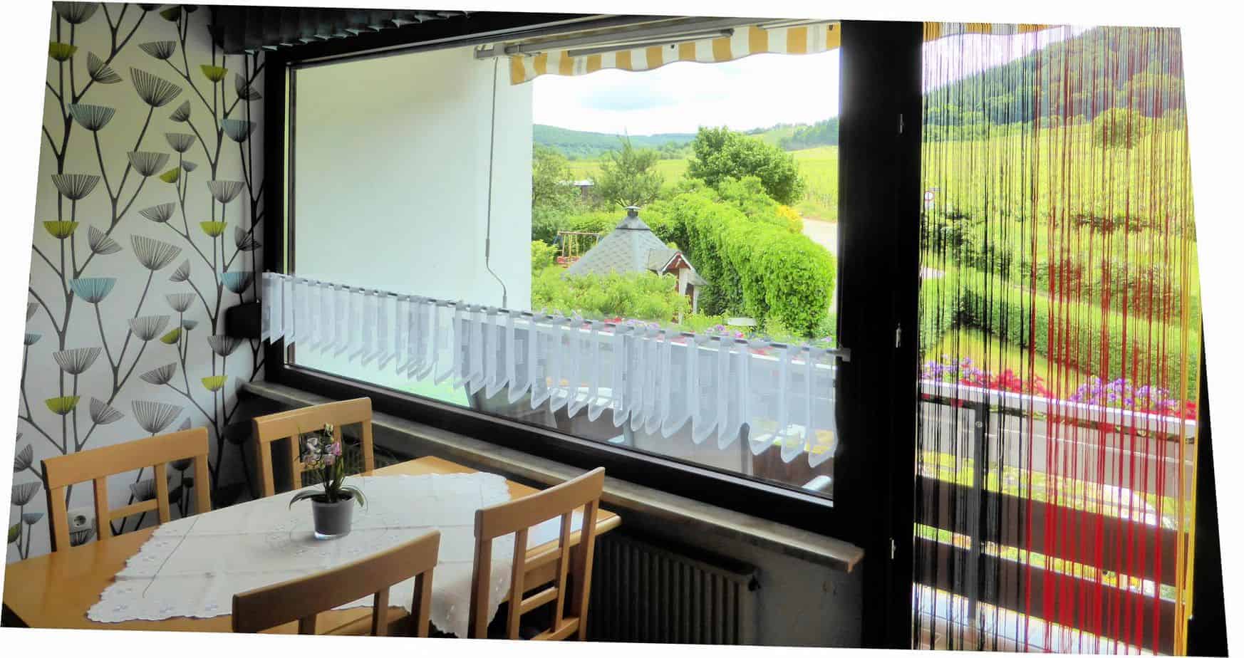 FeWo 70m² Essbereich, Balkon